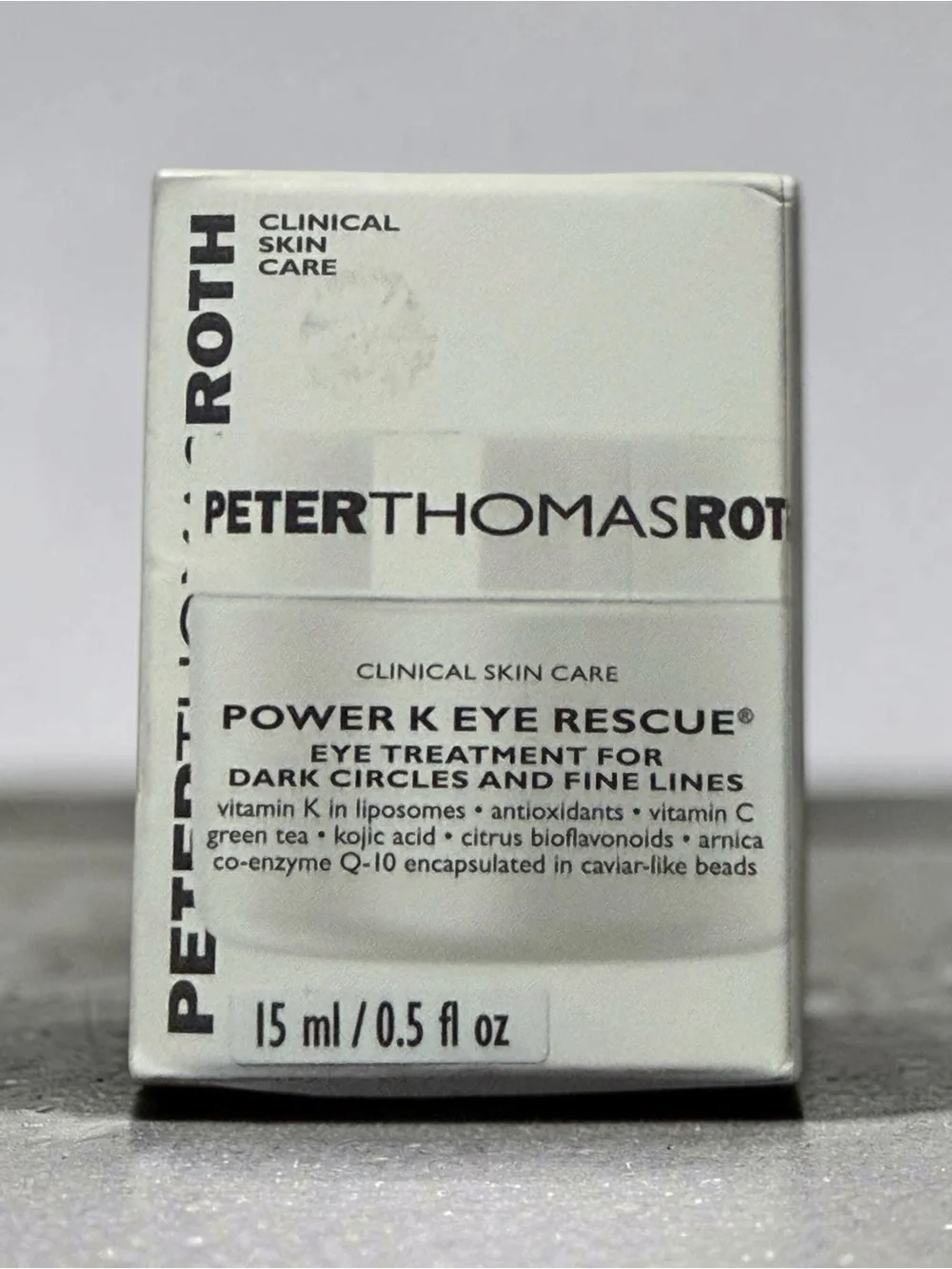Peter Thomas Roth White and Black Eye Cream Jar